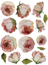 Load image into Gallery viewer, Painterly Florals IOD Transfers 12X16 Pad