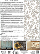 Load image into Gallery viewer, Grisaille Toile IOD Paint Inlay