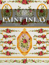 Load image into Gallery viewer, Petite Fleur Red IOD Paint Inlay