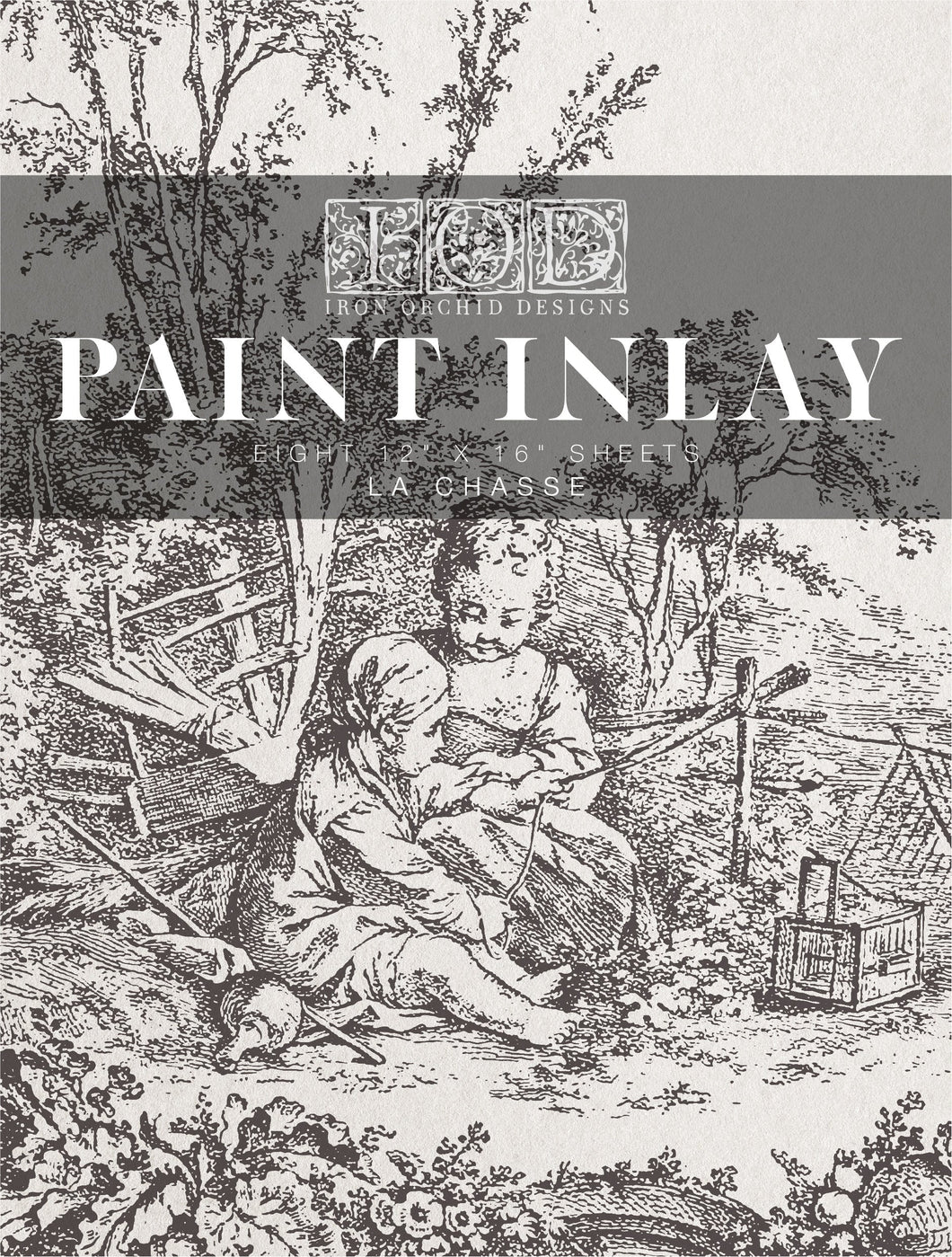 La Chasse IOD Paint Inlay