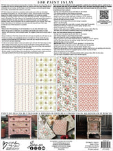 Load image into Gallery viewer, Latice Rose IOD Paint Inlay
