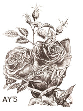 Load image into Gallery viewer, May&#39;s Roses IOD Transfers 12X16 Pad
