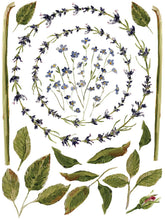Load image into Gallery viewer, Painterly Florals IOD Transfers 12X16 Pad
