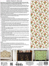 Load image into Gallery viewer, Rose Chintz IOD Paint Inlay
