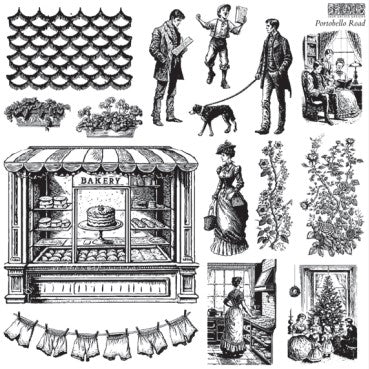 Portobello Road IOD Decor Stamp