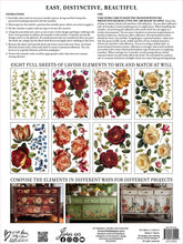 Load image into Gallery viewer, Collage de Fleurs IOD Transfers 12X16 Pad
