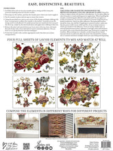 Load image into Gallery viewer, Floral Anthology IOD Transfers 12X16 Pad

