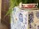 Load image into Gallery viewer, Indigo Floral IOD Paint Inlay
