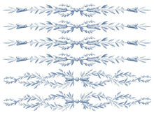 Load image into Gallery viewer, Trompe L&#39;oeil Bleu IOD Paint Inlay
